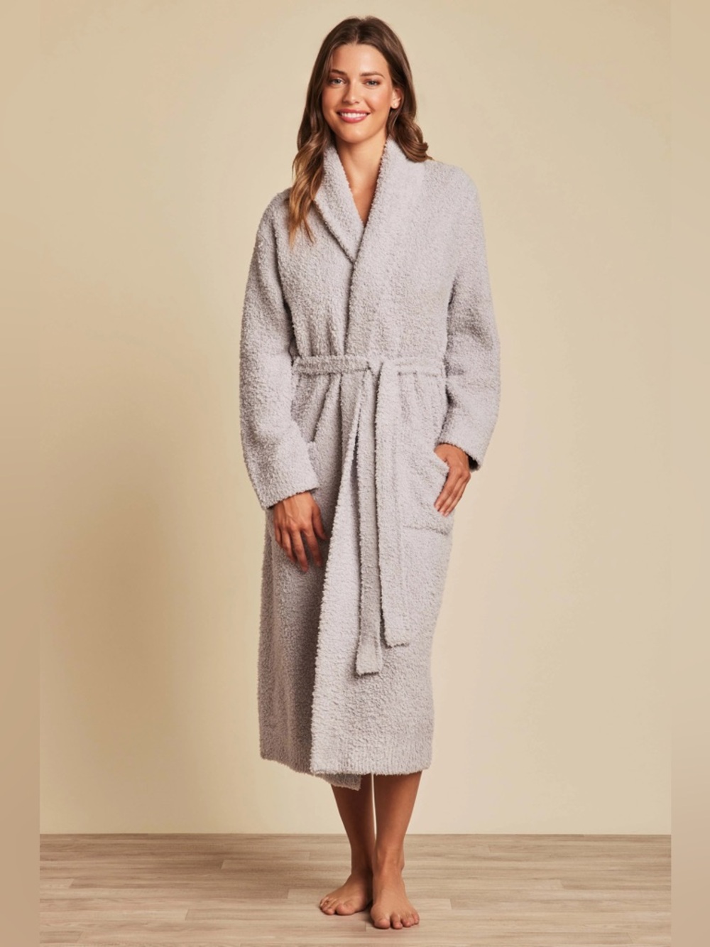 BAREFOOT DREAMS Cozy Long Robe 2